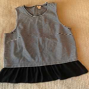 JCrew striped tank